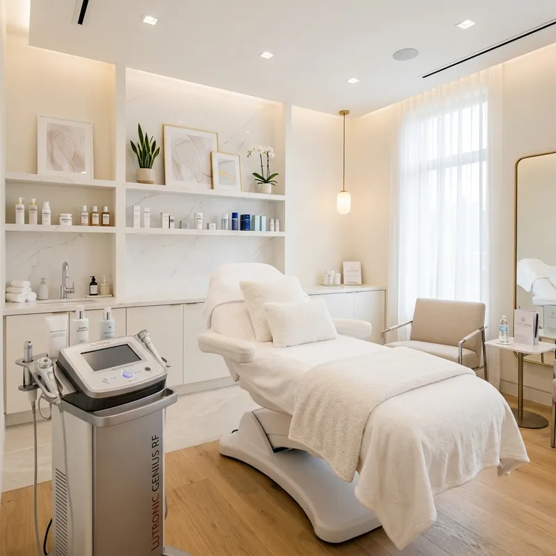 Dermatology clinic treatment room